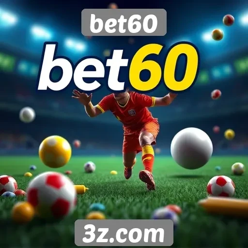 Variedade de jogos oferecidos pelo bet60